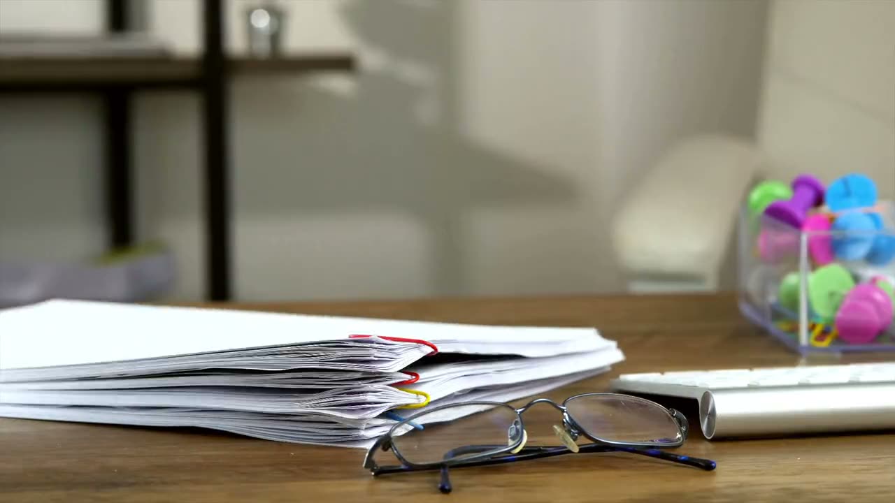 Hands signing, sending and keeping documents